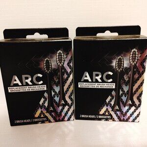 2 Packs Of 2 ARC Oral Care Brush Heads - White 4 Total Replacements